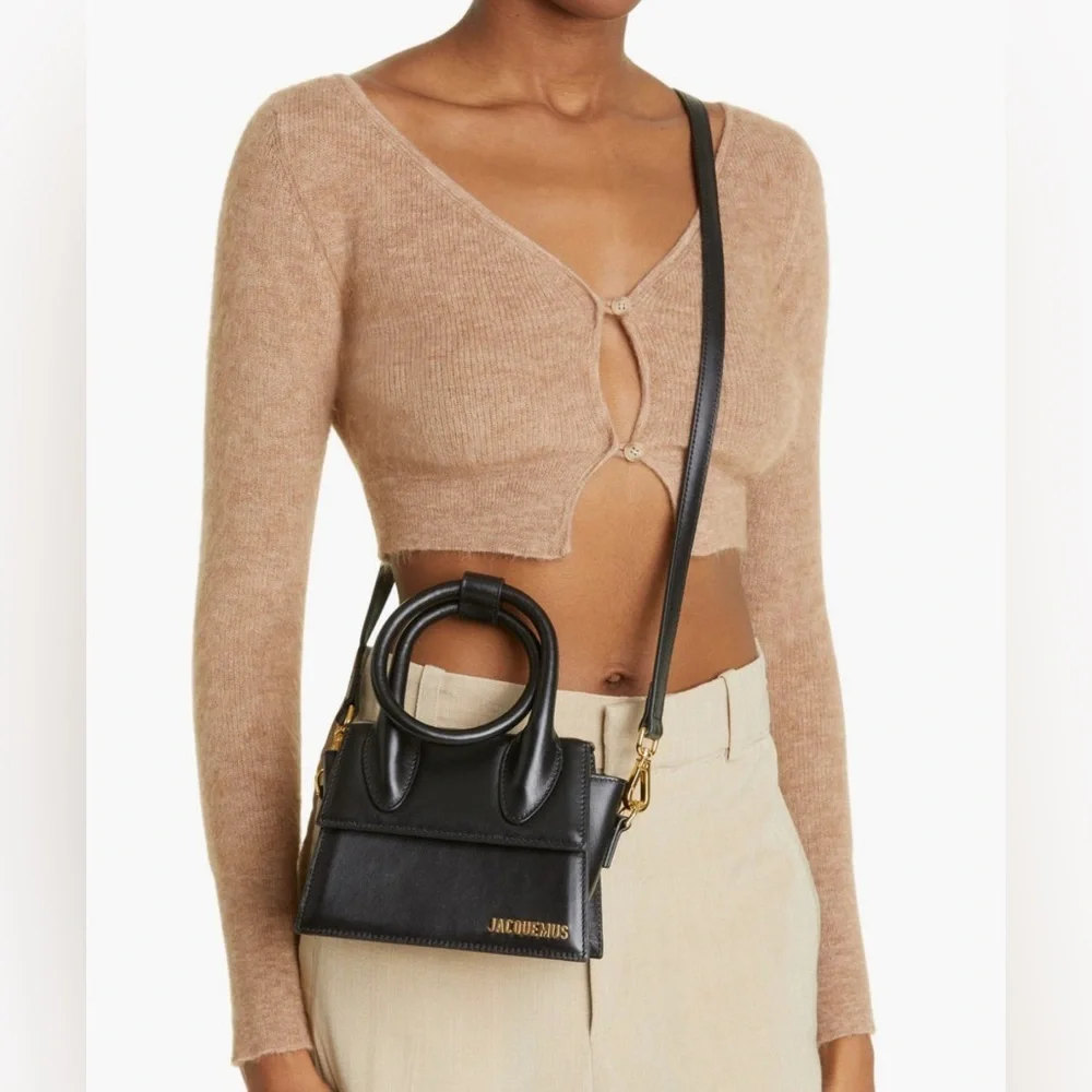 Jacquemus Le Chiquito Noeud Leather Crossbody - Picture 5 of 12